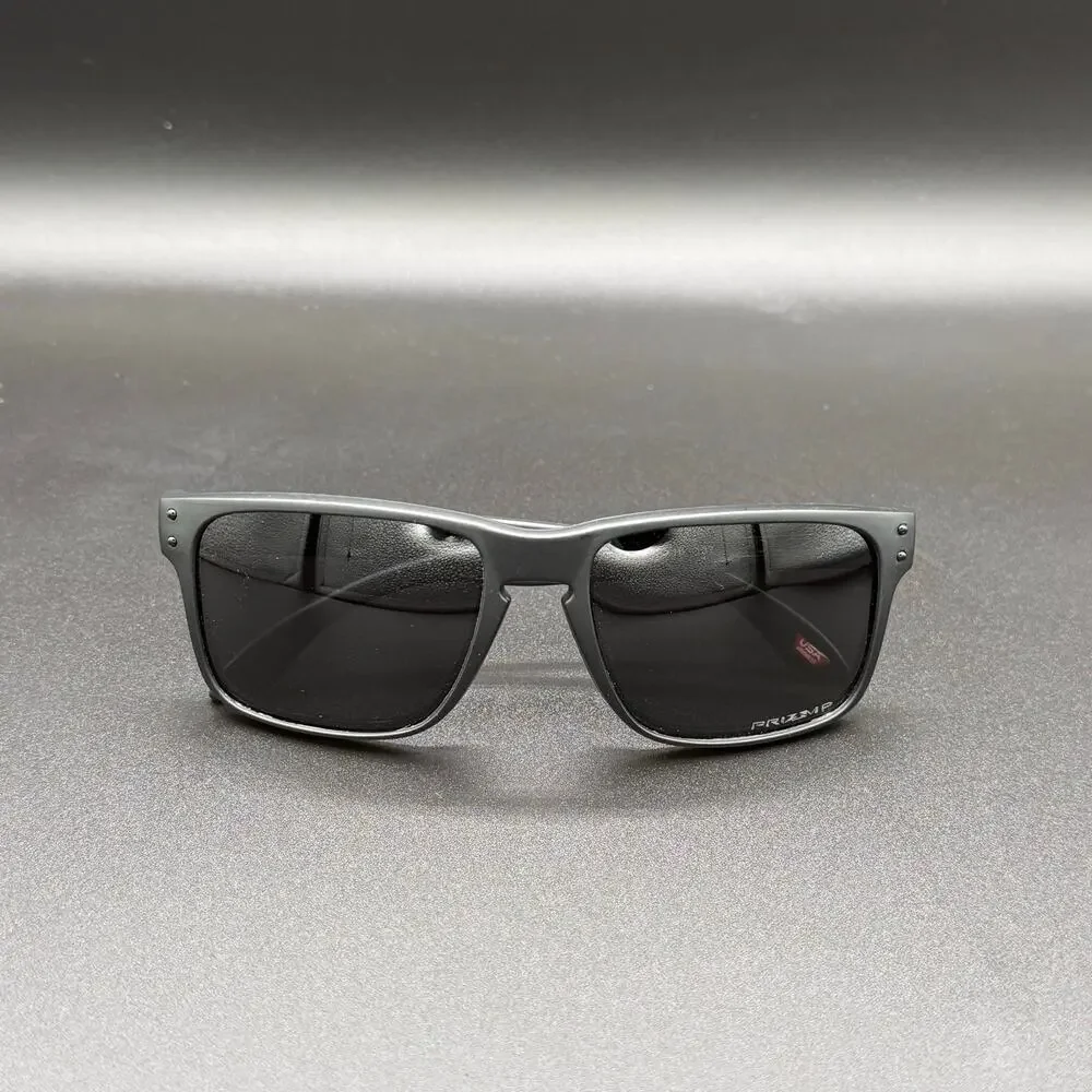 Oakley Holbrook OO9102 Matte Black Prizm Black Polarized Sunglasses 57mm USA